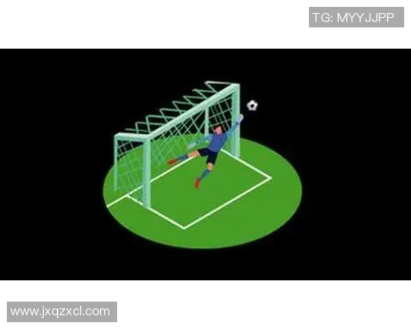 足球守门员的精彩瞬间插画展现守护者的勇气与技巧